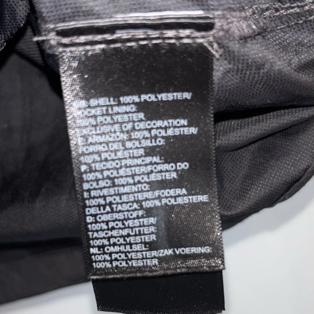 The North Face Men's Black Lightweight Full Zip Windbreaker Jacket Size Small